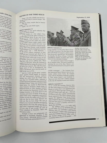 Page from September 17, 1939 from "Berlin Diary, 1934-1941: The Rise of the Third Reich"   