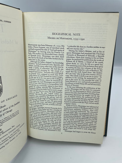 The Essays of Michel Eyquem de Montaigne