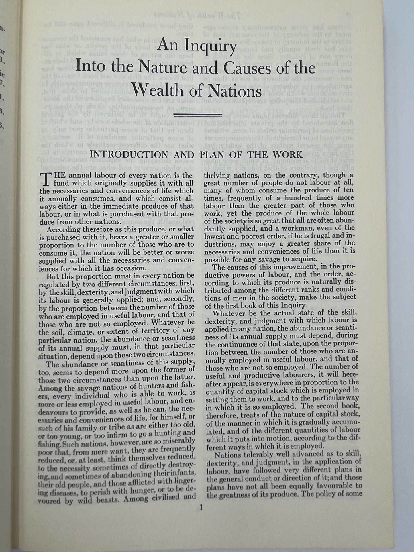 Adam Smith: (Britannica: Great Books of the Western World) An Inquiry into the Nature and Causes of the Wealth of Nations