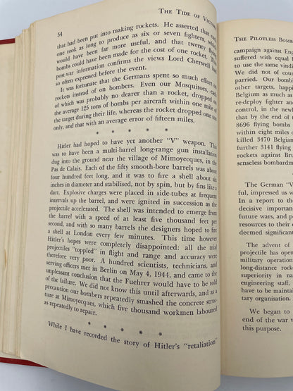 Page 54 from "Triumph and Tragedy" by Winston Churchill. 