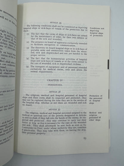 Page 63 form  "The Geneva Conventions of August 12 1949" AND "Protocols additional to the Geneva Convention of 12 August 1949"
