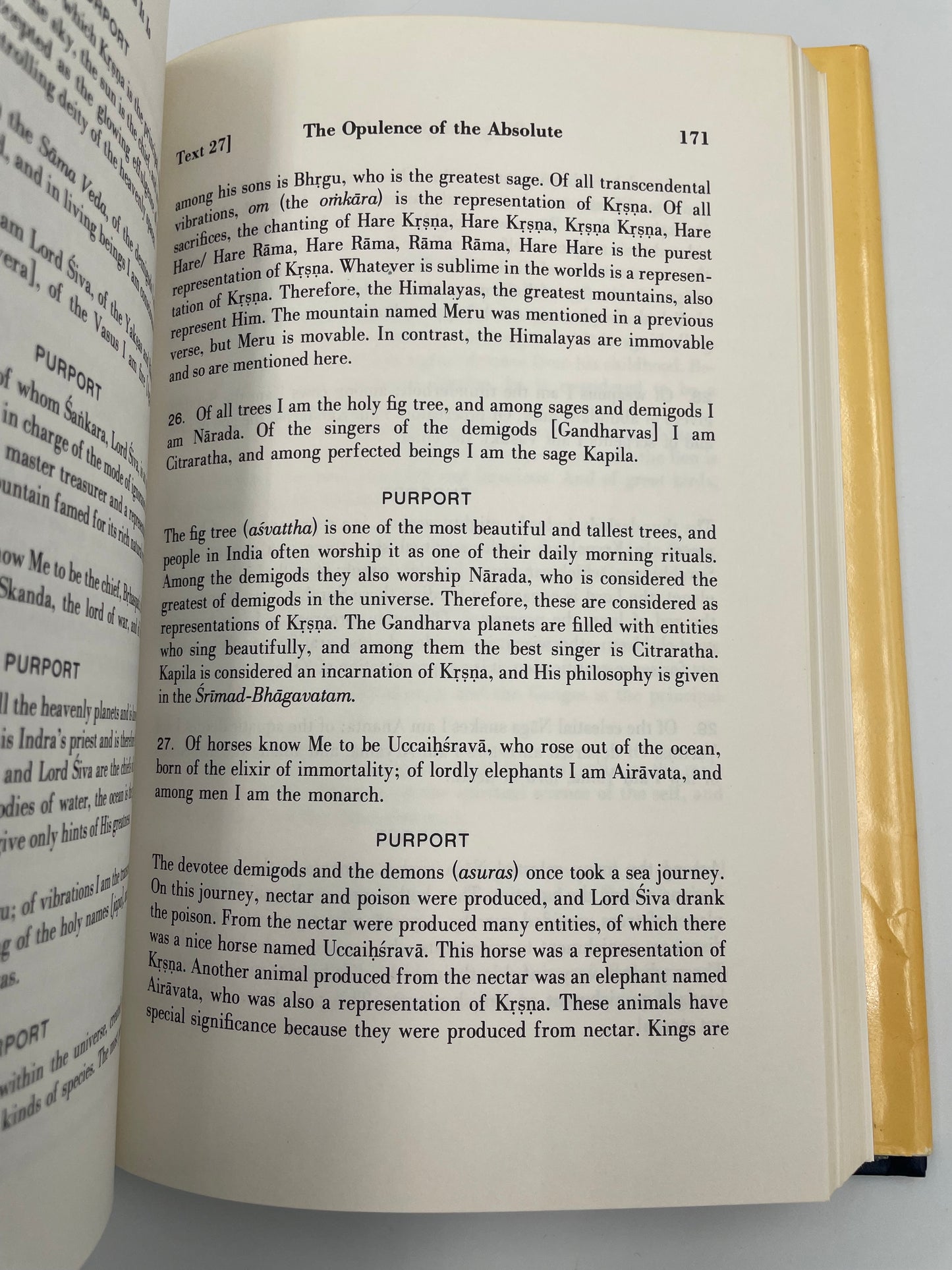 Page 171 from ‘Bhagavad-Gita As It Is’.