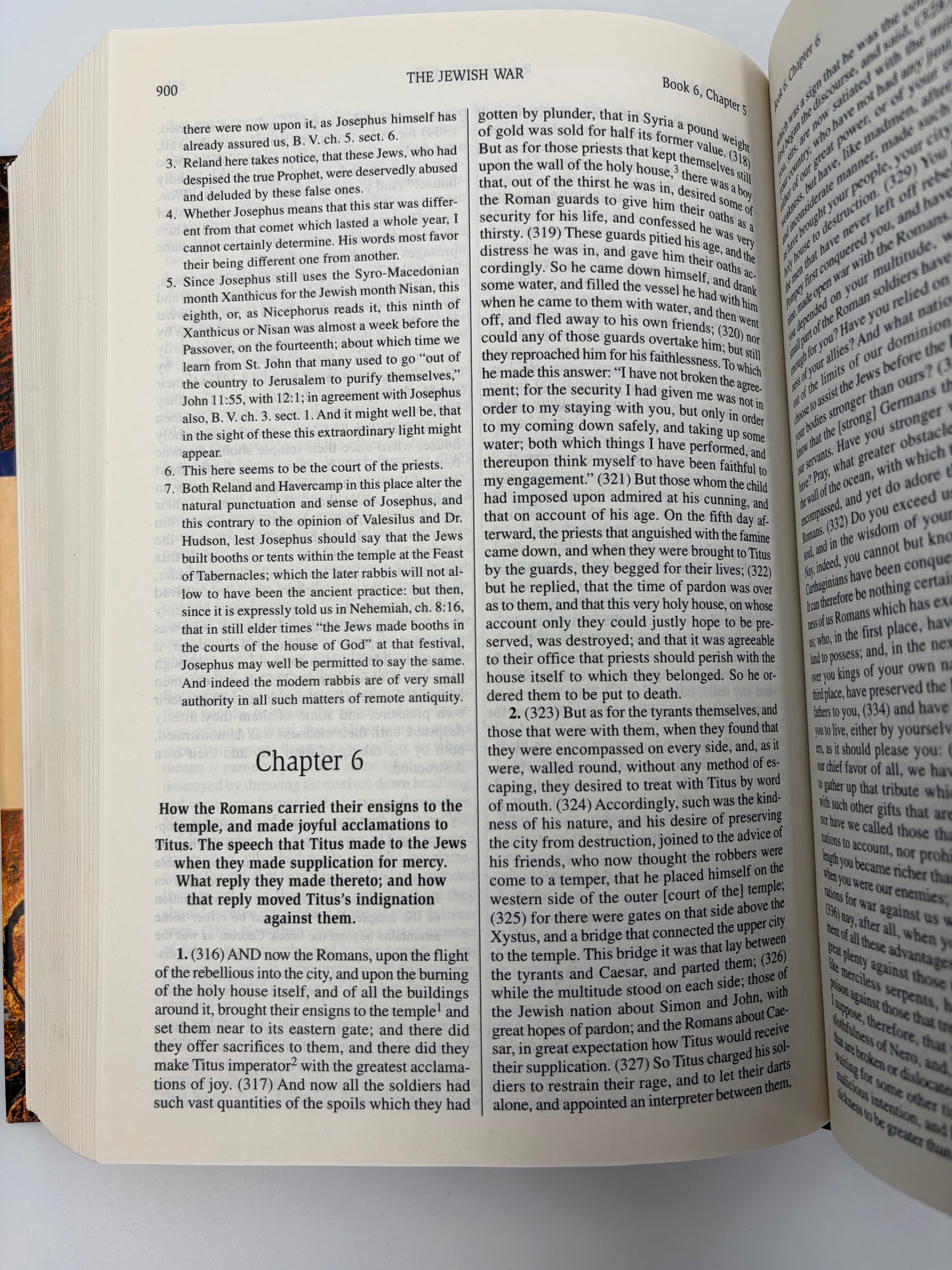 Page 900 from the book, 'The New Complete Works of Josephus'.