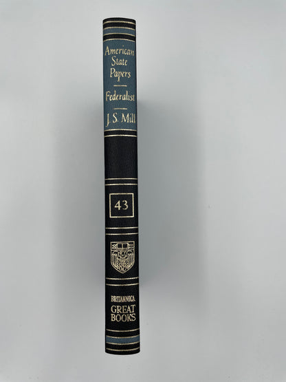 american-state-papers-federalist-j-s-mill-the-britannica-library-of-great-books-of-the-western-world - Book Cover