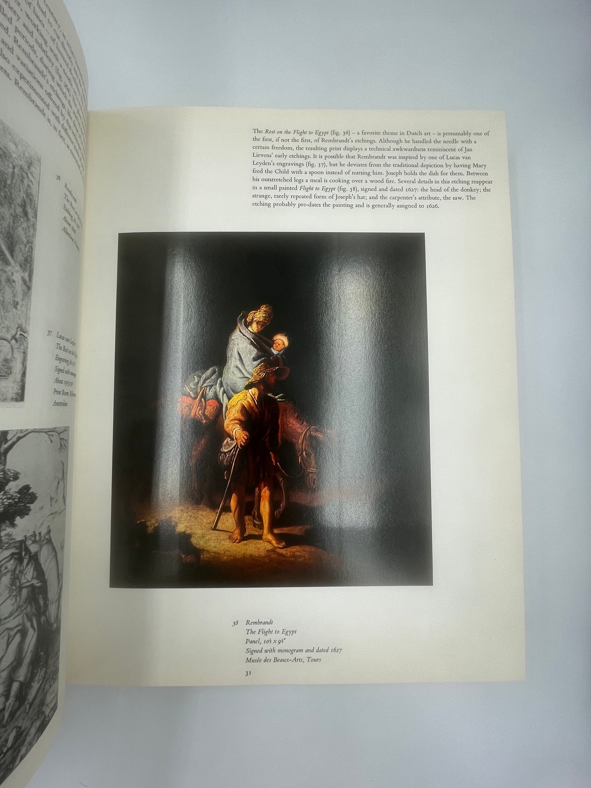 Page 31 with image from Rembrandt: His Life, His Works, His Time by Bob Haak