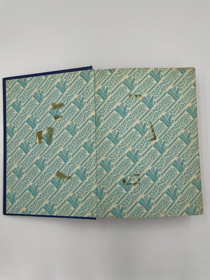 Inside cover pages of book, ‘Historia de la Literatura Española e Hispanoamericana’.