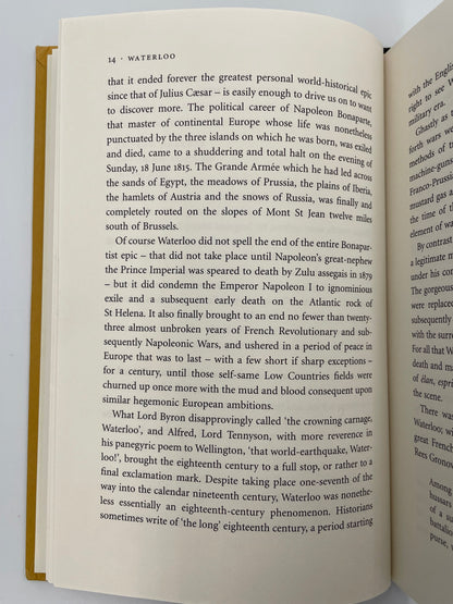 Intro page continued from 'Waterloo' by Andrew Roberts.