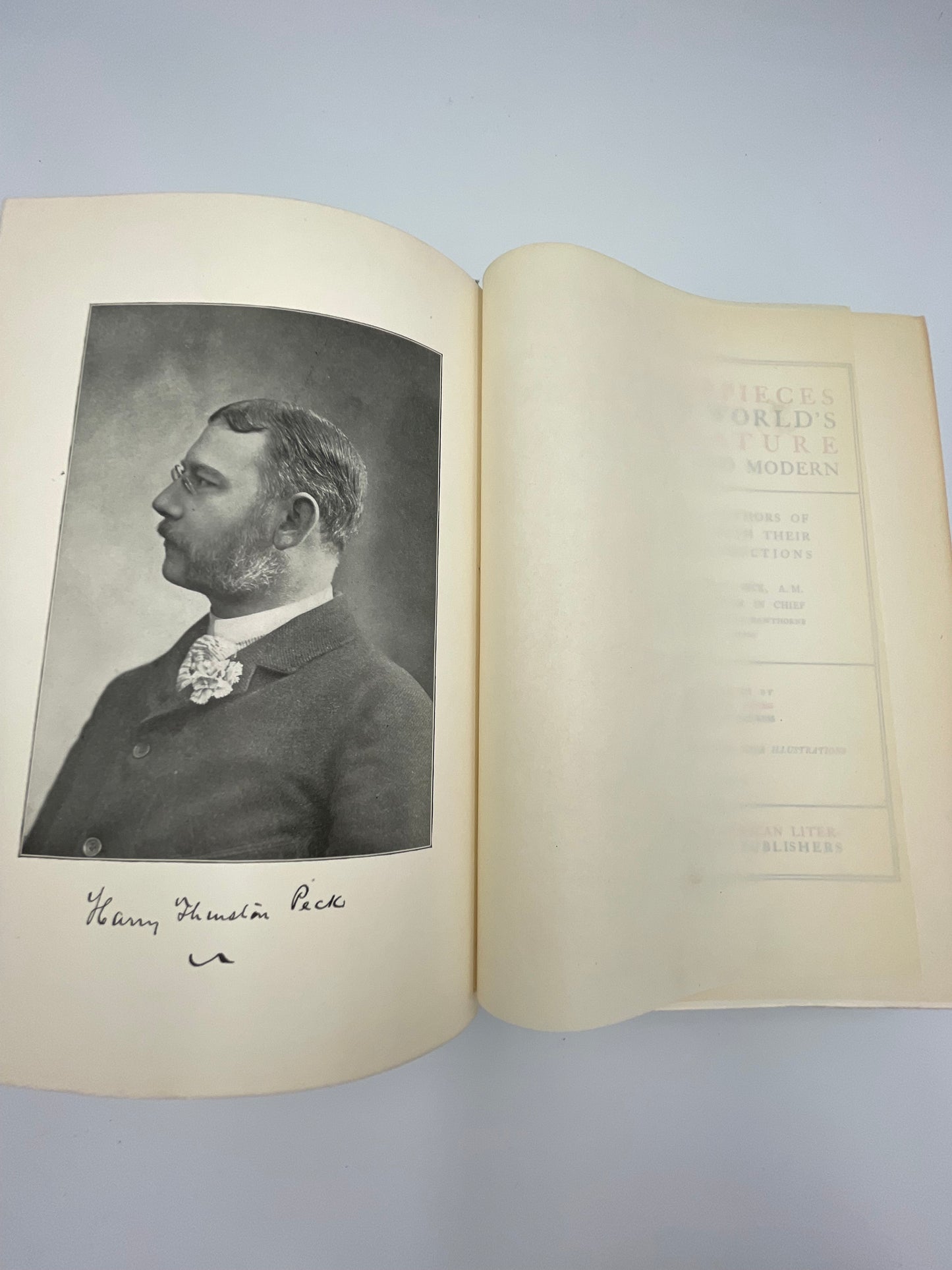 Masterpieces of the World's Literature Ancient and Modern. Harry Thurston Peck (Editor). Complete 20 Vol Set.