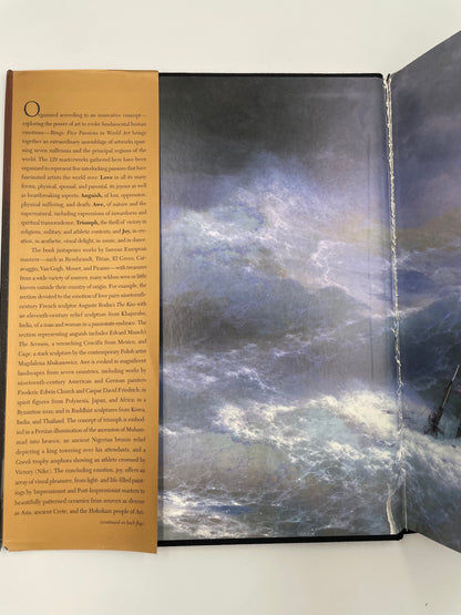 Inside front cover with information and illustration from Rings: Five Passions in World Art