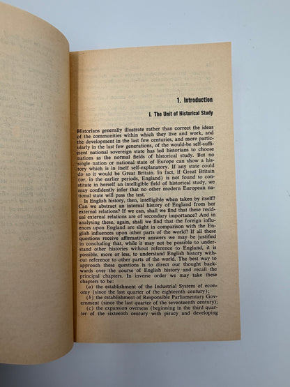 Introduction page of volume one from ‘A Study of History’ by Arnold J.Toynbee - 2 Volume Abridged Set