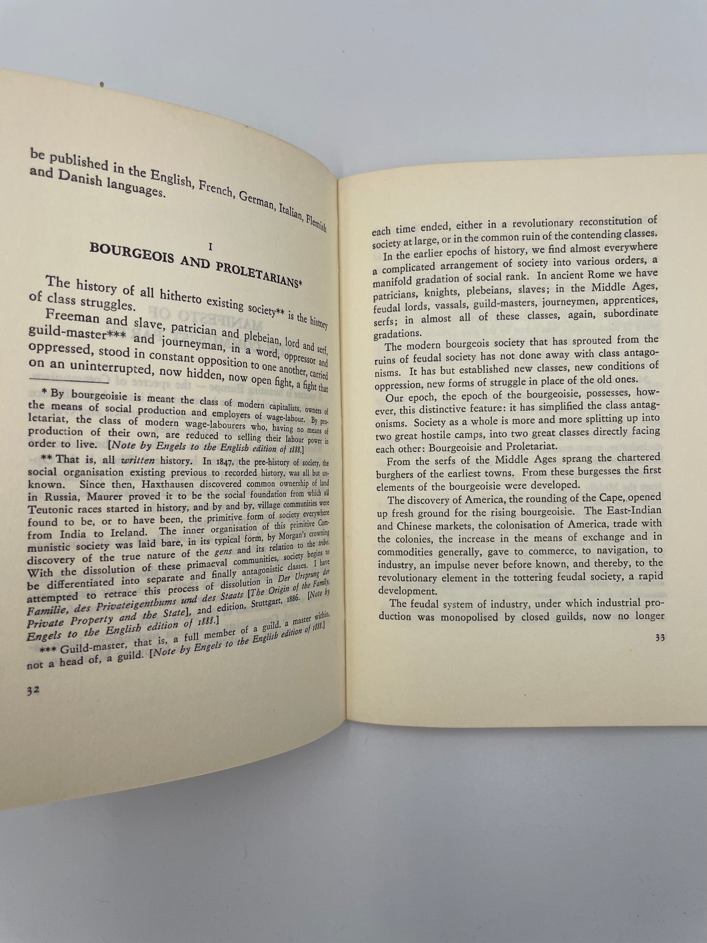 Manifesto of the Communist Party by Karl Marx and Frederick Engels