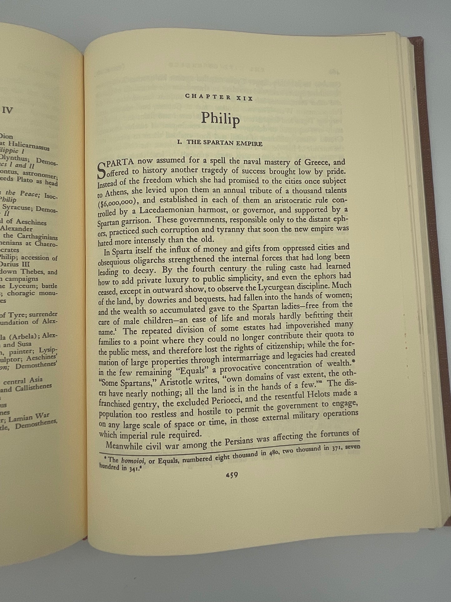 Random page 459 from ‘The Life of Greece’ by Will Durant 