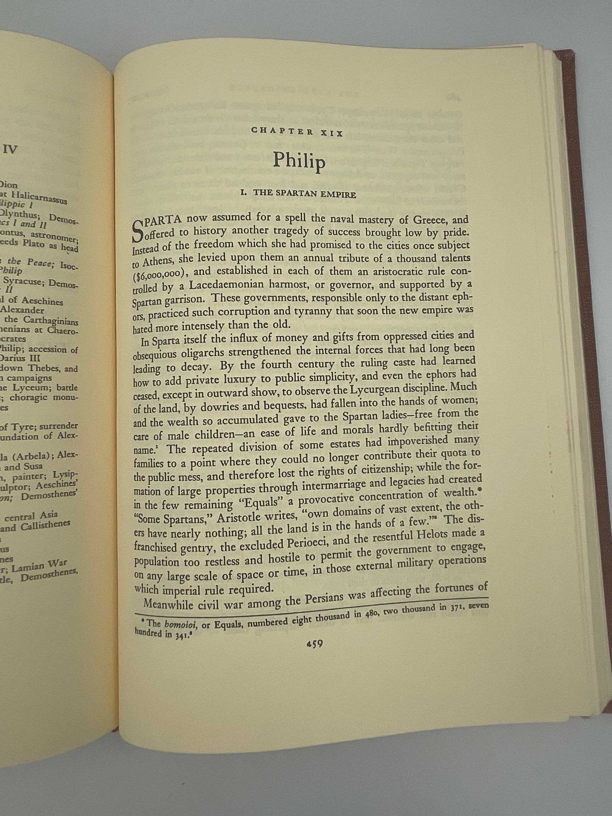 Random page 459 from ‘The Life of Greece’ by Will Durant 