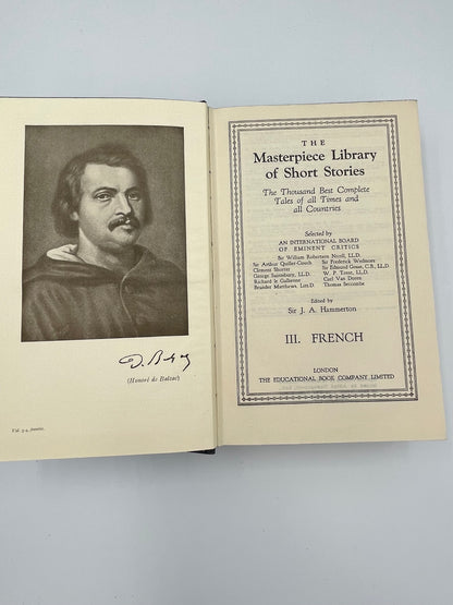 Masterpiece Library of Short Stories. The Thousand Best Complete Tales of all Times and Countries.