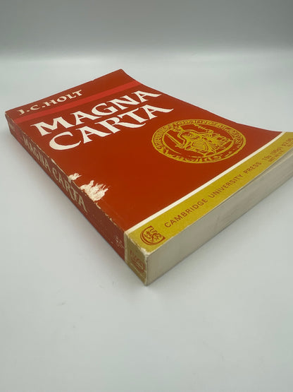 Cover and spine view of ‘Magna Carta’ by J.C.Holt
