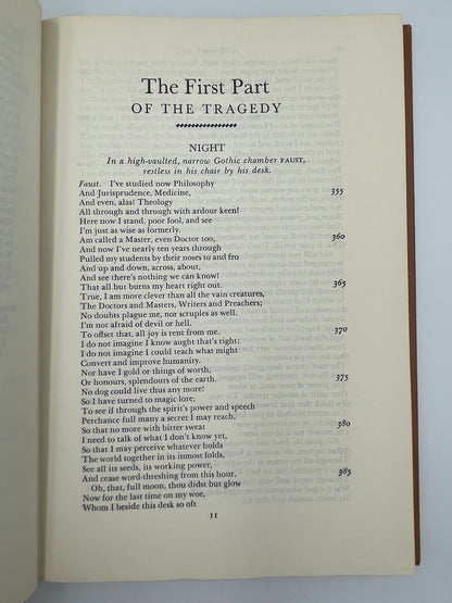 Goethe (Britannica: Great Books of the Western World). Faust: Part one and Two.