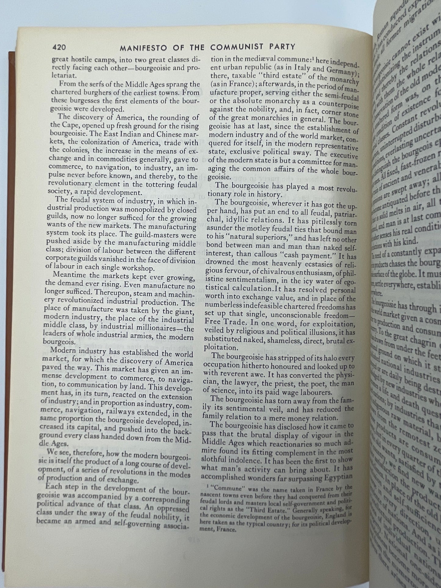 Marx (Britannica: Great Books of the Western World) Capital (Ed. F.Engels). Manifesto of The Communist Party by Marx and Engles.