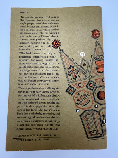 Back cover of "Revolutions of 1848: A Social History"