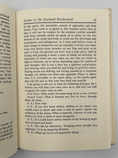 Random page 13 from ‘Letters of the Scattered Brotherhood’. Edited by Mary Strong‘.