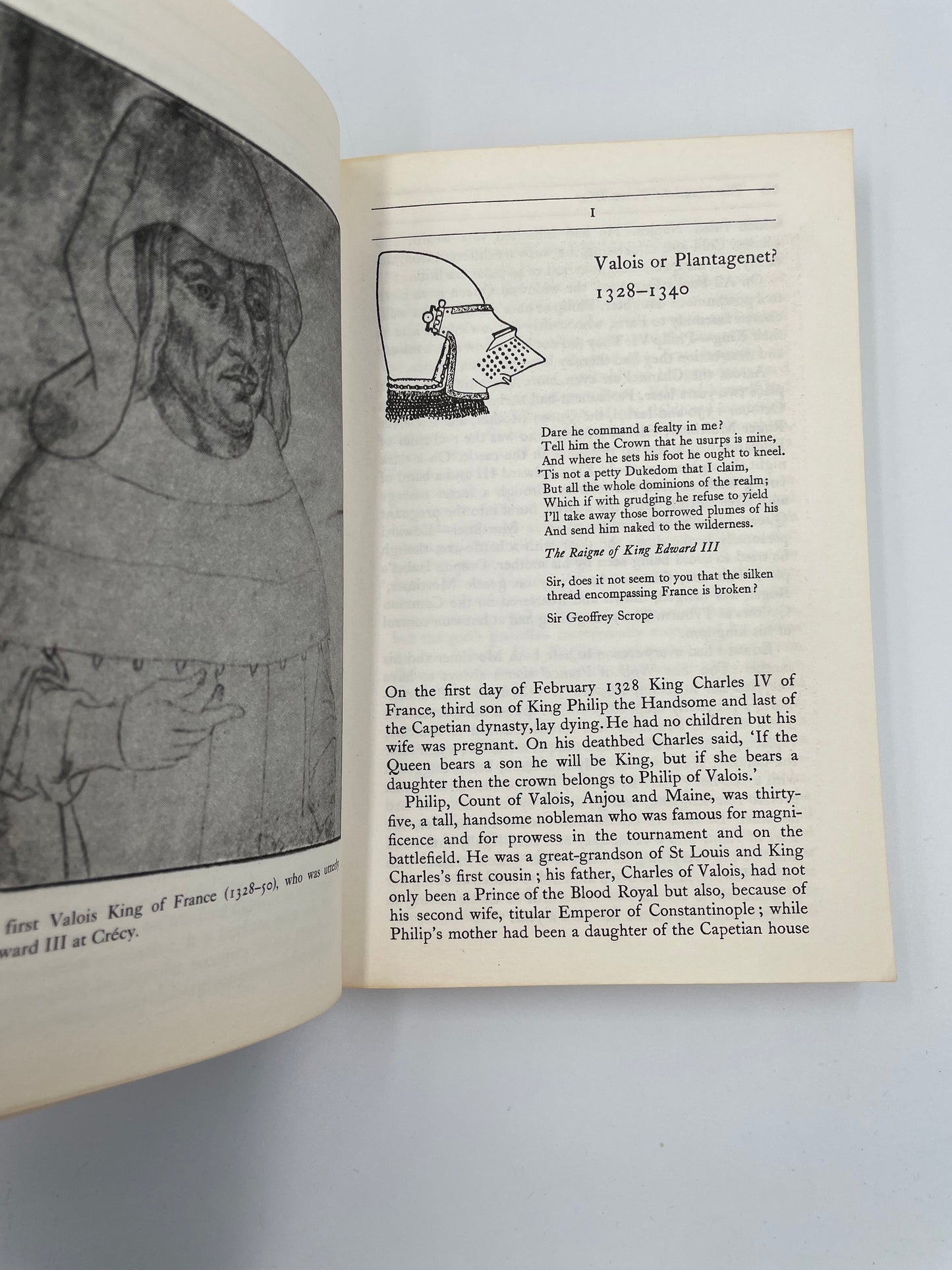 Page one from ‘A Brief History of The Hundred Years War’ by Desmond Seward