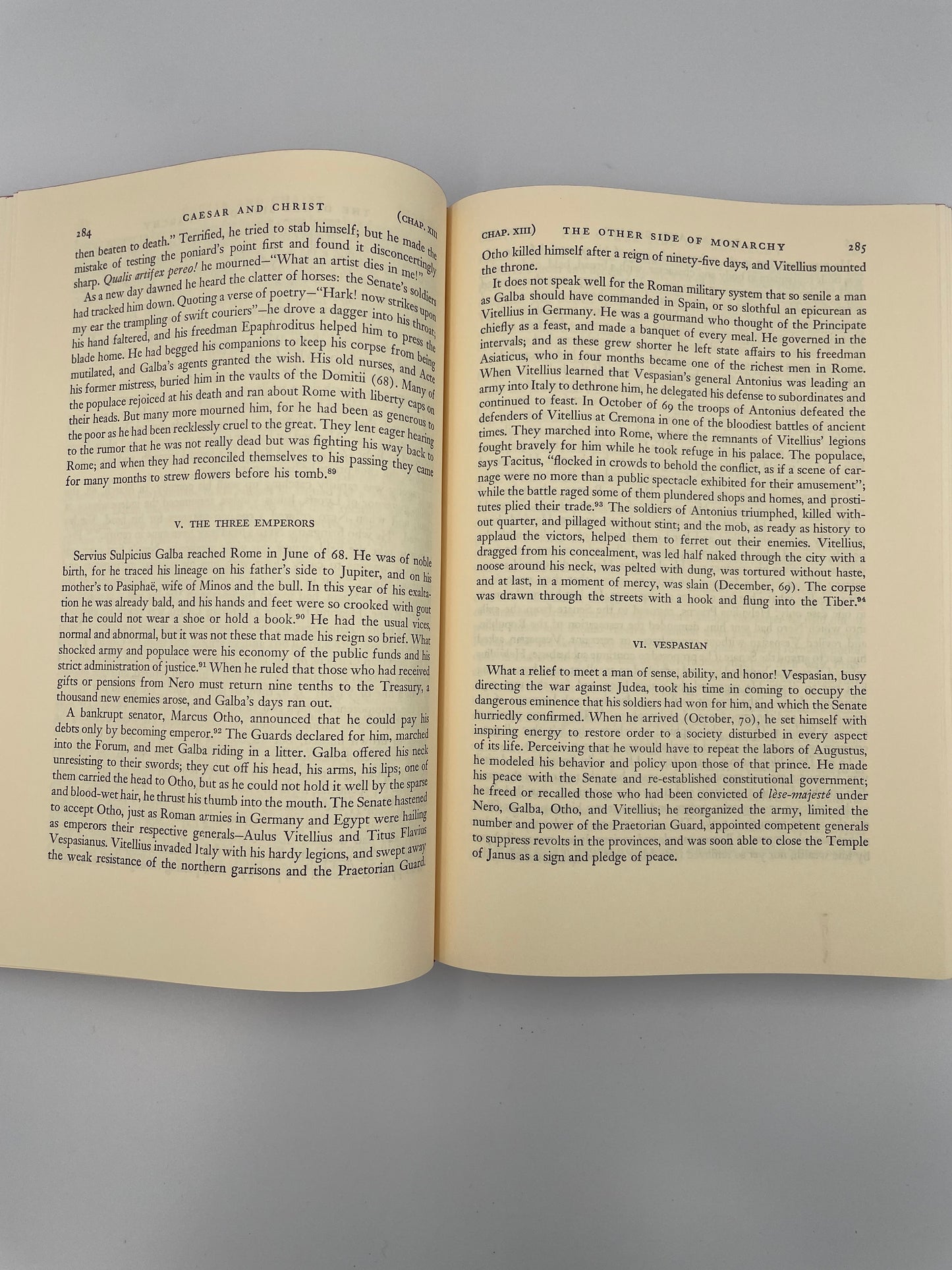 Caesar and Christ by Will Durant