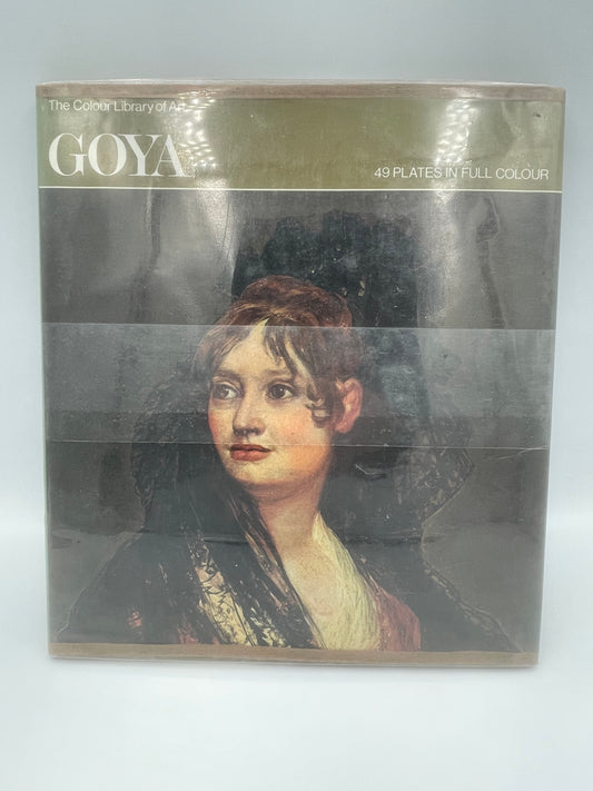 Book cover with plastic of Goya by Bernard L. Myers