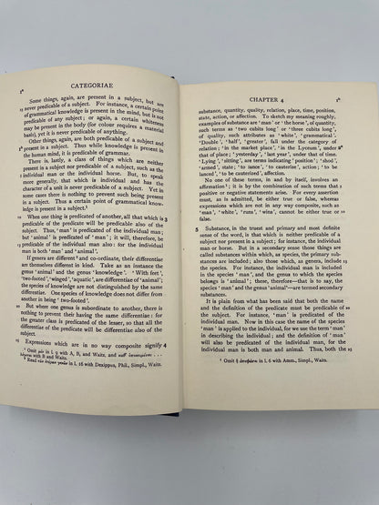 Opne pages from "The Works of Aristotle Translated into English"
