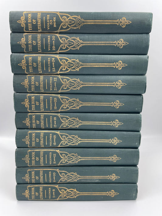 The Book of Literature (20 Volumes in 10 books) 1923 (Ed.Richard Garnett)