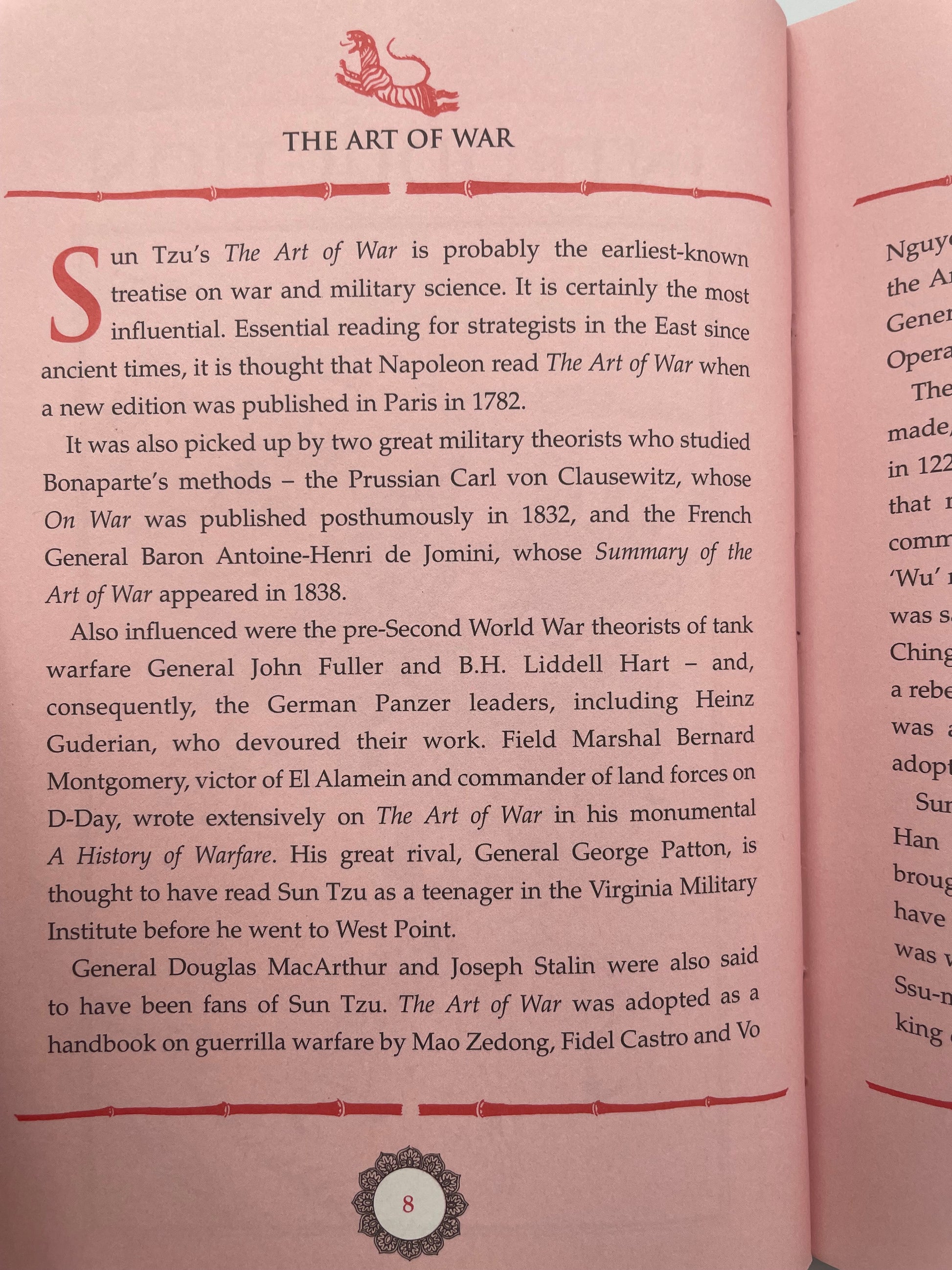 Introduction page from ‘ The Art of War’ by Sun Tzu.