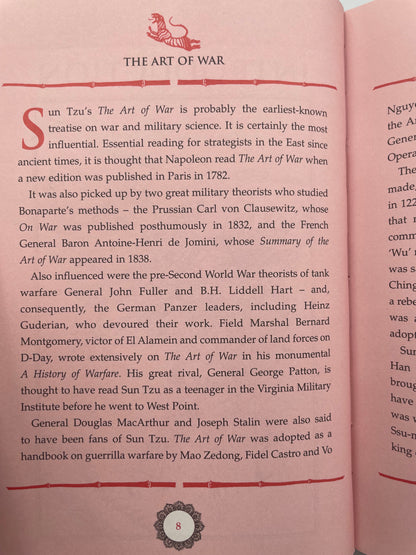 Introduction page from ‘ The Art of War’ by Sun Tzu.