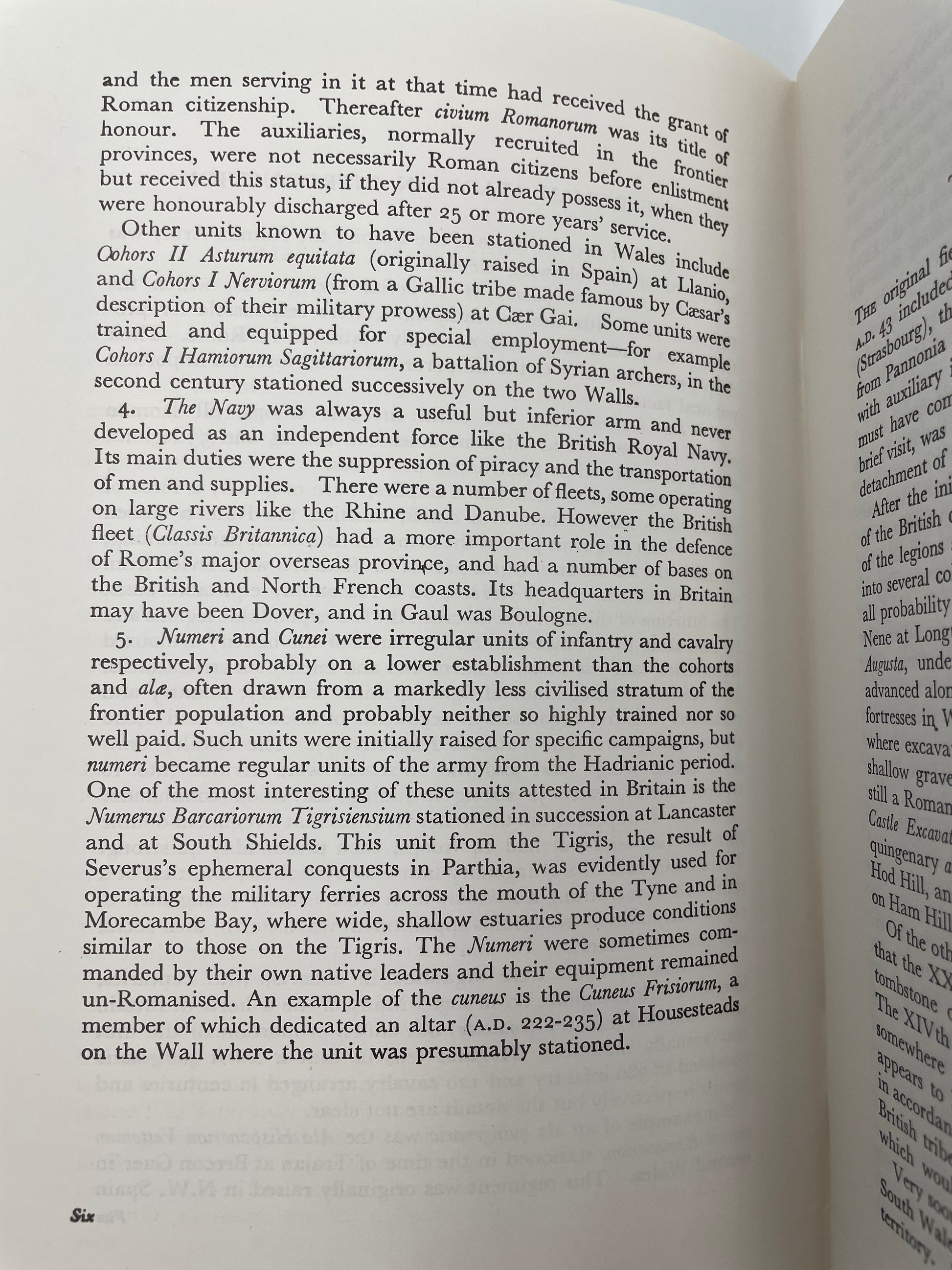 Introductory page continued from the booklet 'The Roman Army' by Graham Webster.