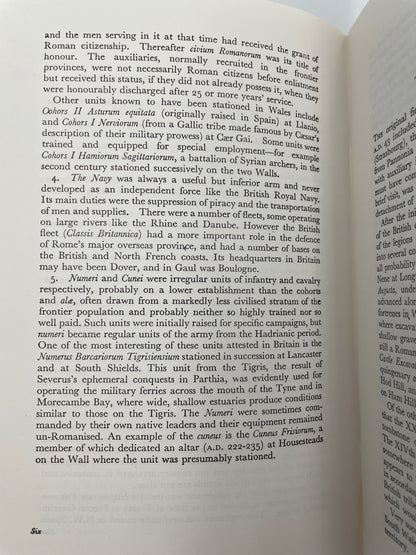 Introductory page continued from the booklet 'The Roman Army' by Graham Webster.