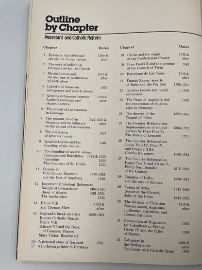 Protestant and Catholic Reform – An Illustrated History From 1500 to 1700 | Winston Press (1981)