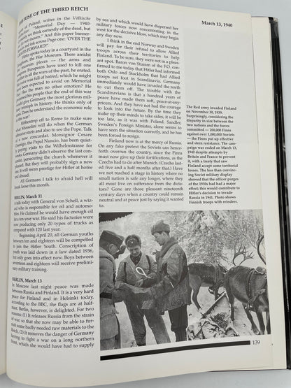 Page on March 13, 1940 from "Berlin Diary, 1934-1941: The Rise of the Third Reich" 