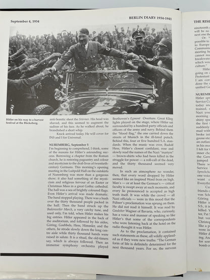 Page on September 4, 1934 from "Berlin Diary, 1934-1941: The Rise of the Third Reich" 