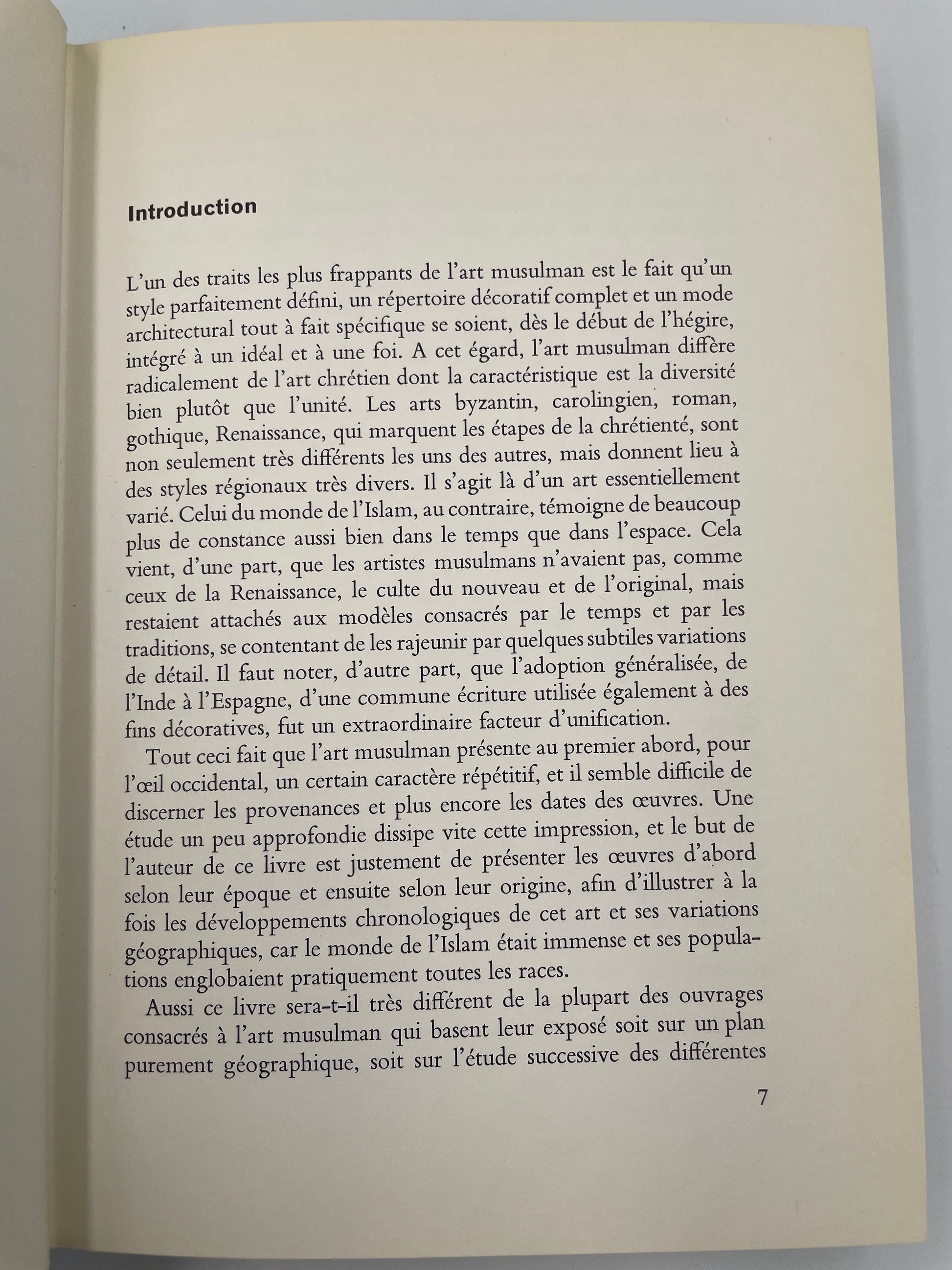Introduction page from ‘l’Art de l’Islam’