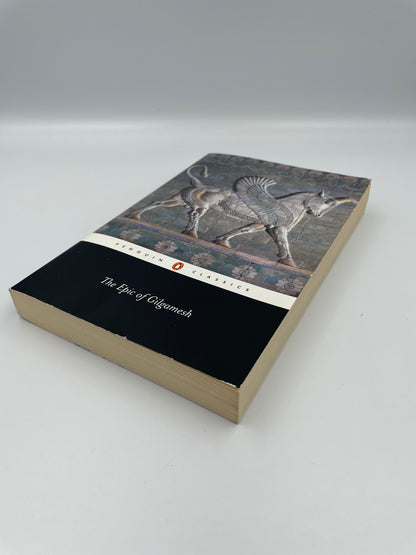 Cover and page edge view of 'The Epic of Gilgamesh (Penguin Classics)