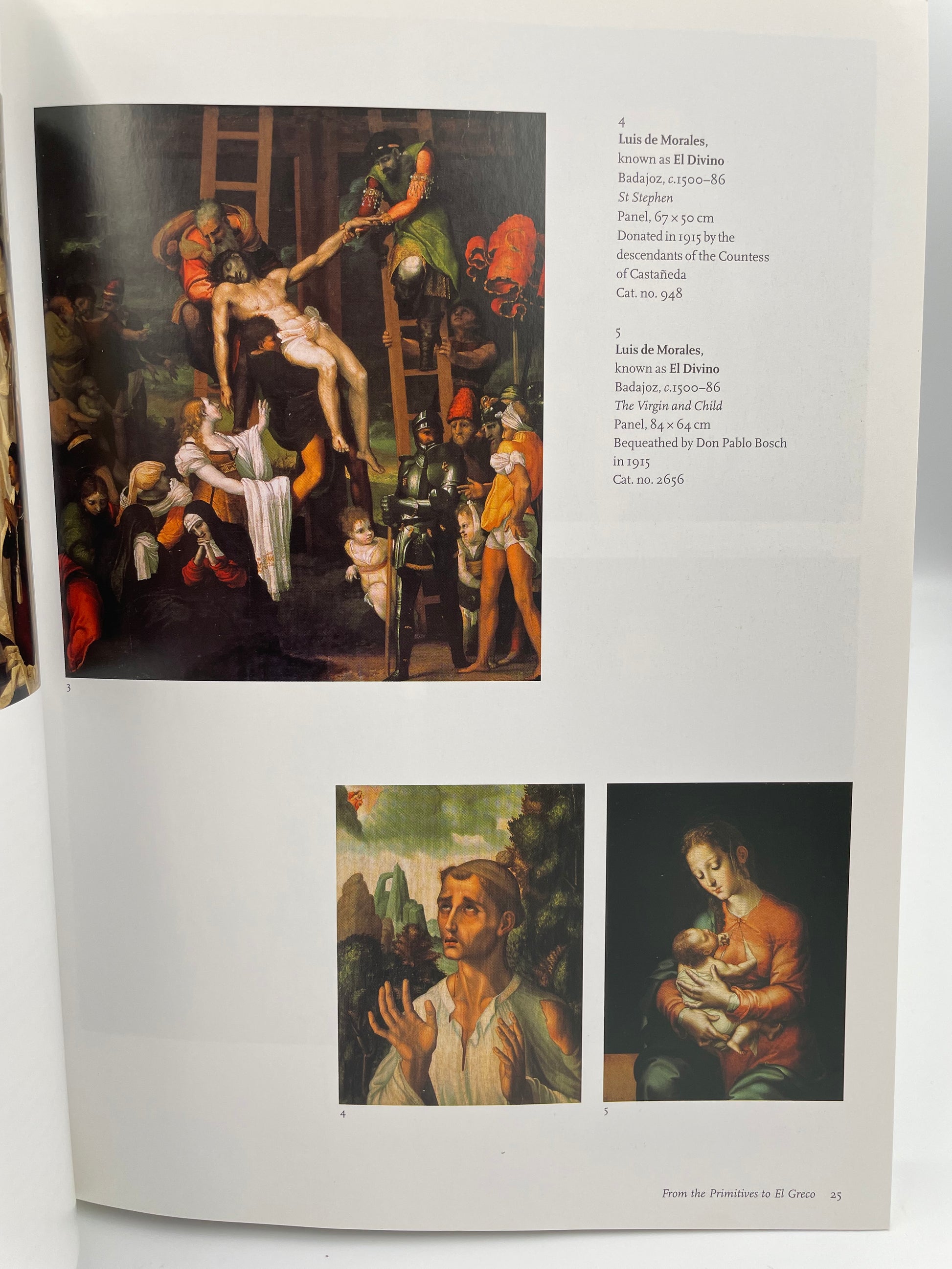 Illustrations of classical artwork from the book, ‘The Prado’ – Scala.