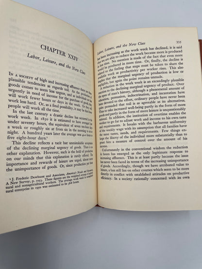 Page 334 and 335 from the book ‘The Affluent Society’ by John Kenneth Galbraith
