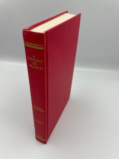Book spine and cover from "History of France" Volume 2 by J.R. Moreton Macdonald