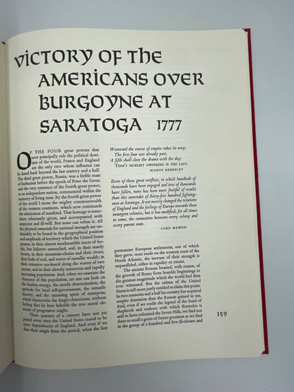 The Fifteen Decisive Battles of the World – Sir Edward Creasy | Heritage Press 1969 w/ Slipcase
