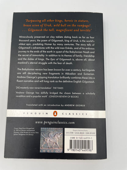 Back cover of 'The Epic of Gilgamesh (Penguin Classics)