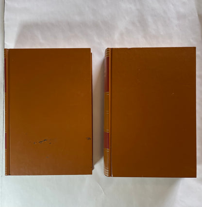 Front covers of "The Summa Theologica" of Saint Thomas Aquinas (2 Volume set) by Encyclopedia Britannica, 1952 