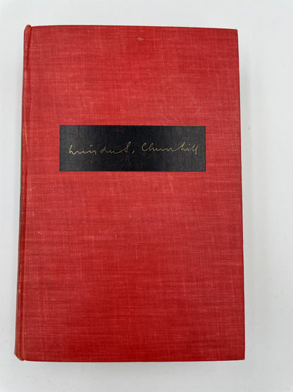 Book cover of "Triumph and Tragedy" by Winston Churchill. 1953 Edition 