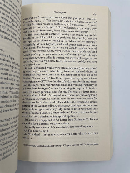 Random page 169 from 'Glenn Gould: A Life and Variations' by Otto Friedrich.