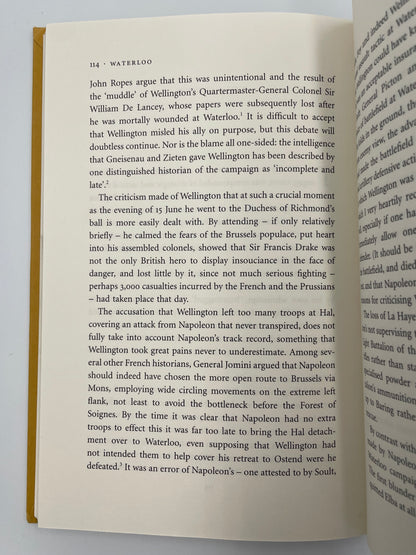 Page 114 from 'Waterloo' by Andrew Roberts. 