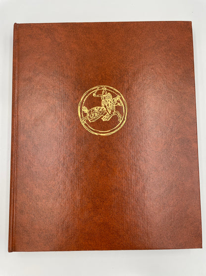 Book cover of ‘Life in the Middle Ages’ without dust jacket with motif. 