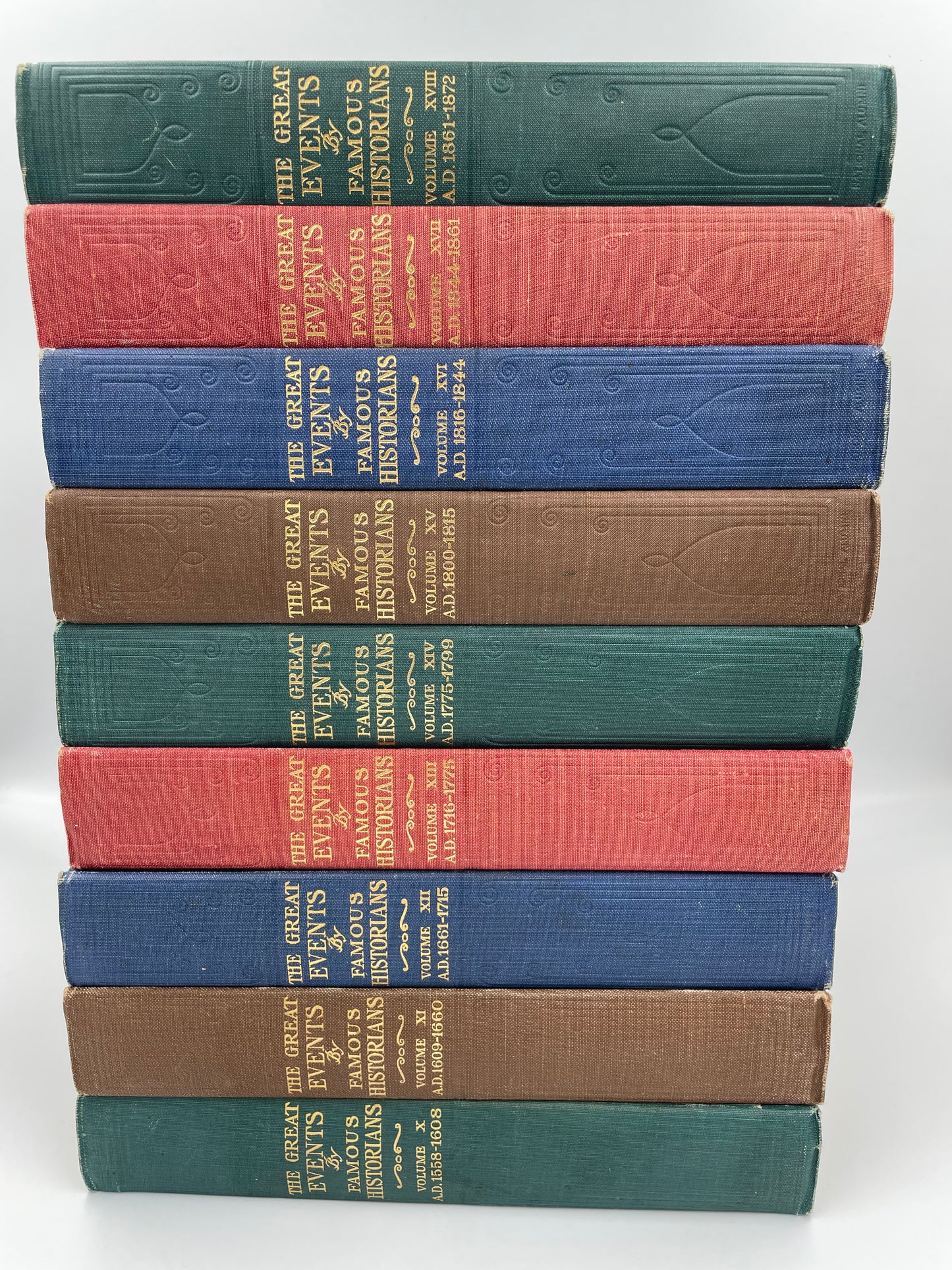 The Great Events by Famous Historians 1905 Edition  (Volumes 1 to 18)