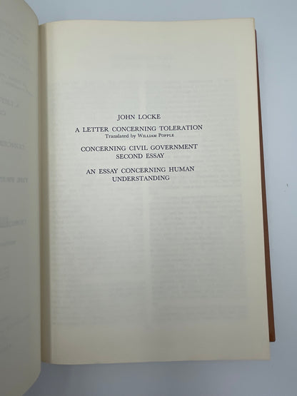 Locke. Burkeley. Hume. (Britannica: Great Books of the Western World)