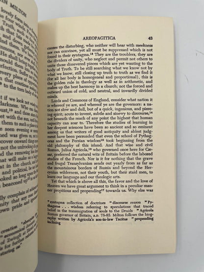 Areopagitica and of Education by Milton